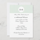 Dîner de répétition Invitation (Devant)