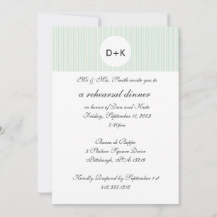 Dîner de répétition Invitation