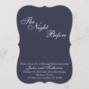 Dîner de répétition Invitation