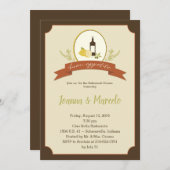 Dîner de répétition Invitation (Devant / Derrière)