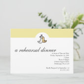 Dîner de répétition Invitation (Debout devant)