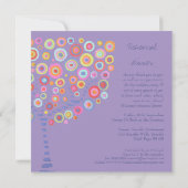 Dîner de répétition Invitation du Mariage Cercle A (Dos)