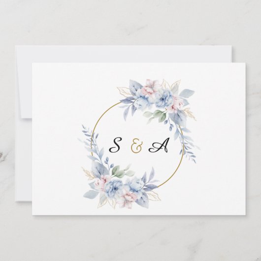 Dîner de répétition invitation en cyan et noir (Dos)