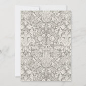 Dîner de répétition Invitation Modèle personnalisa (Dos)