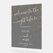 Dîner de répétition mariage Bienvenue Black Froste (Angle)