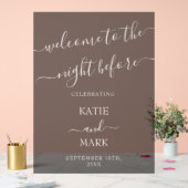 Dîner de répétition mariage Bienvenue Black Froste (Mariage)