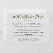 Dîner de répétition Mariage de vacances Invitation (Devant)