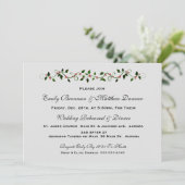 Dîner de répétition Mariage de vacances Invitation (Debout devant)