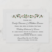 Dîner de répétition Mariage de vacances Invitation (Devant / Derrière)