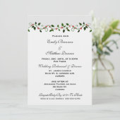 Dîner de répétition Mariage de vacances Invitation (Debout devant)