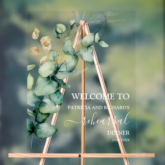 Dîner de répétition Mariage de verdure Affiche de (Neutre)