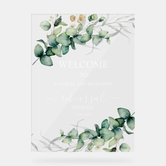 Dîner de répétition Mariage de verdure Affiche de  (Recto)