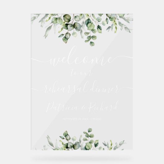 Dîner de répétition Mariage de verdure Affiche de  (Recto)