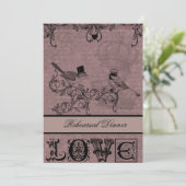 Dîner de répétition Mariage Inséparable Invitation (Debout devant)