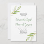 Dîner de répétition mariage Invitation (Devant)