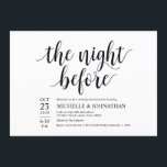 Dîner de répétition Mariage rustique - Carte d'inv<br><div class="desc">Planifier un dîner de répétition mariage avec la future mariée et la future Groom,  avant leur grande journée? Invitation les invités avec cette Rustique Mariage Rehearsal Dinner Invitation Card. Ajoutez les détails de votre dîner de répétition dans la police noire correspondante / lettrage. #TeeshaDerrick</div>