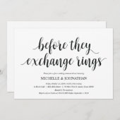 Dîner de répétition Mariage rustique Cartes d'invi (Devant / Derrière)