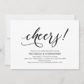 Dîner de répétition Mariage rustique Invitations (Devant)