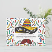 Dîner de répétition mexicaine Invitation (Debout devant)