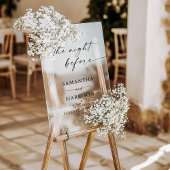 Dîner de répétition minimaliste Accueil élégant