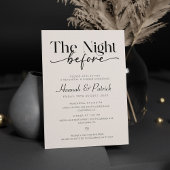 Dîner de répétition minimaliste Soirée Invitation 