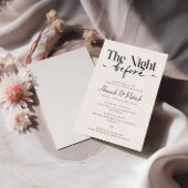 Dîner de répétition minimaliste Soirée Invitation 