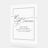 Dîner de répétition moderne Accueil blanc (Angle)