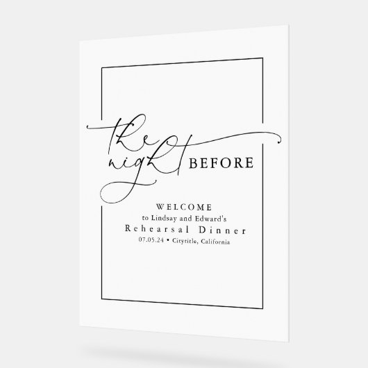 Dîner de répétition moderne Accueil blanc (Angle)