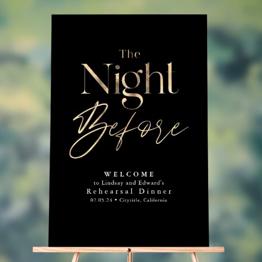Dîner de répétition moderne Accueil noir (Neutre)