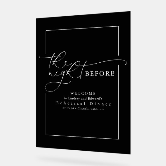 Dîner de répétition moderne Accueil noir (Angle)