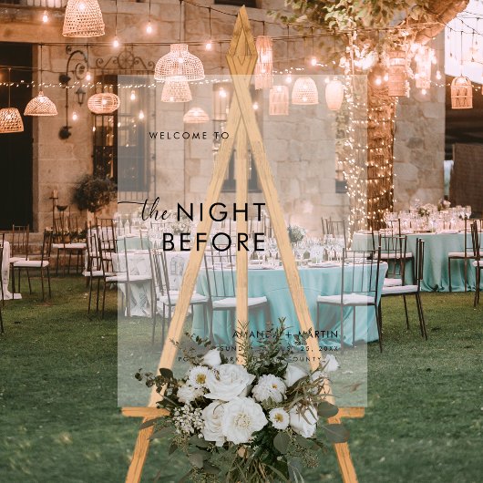 Dîner de répétition moderne et classique Mariage