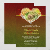 dîner de répétition moderne romantique invitations (Devant / Derrière)