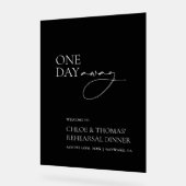 Dîner de répétition moderne "Un jour loin" Transpa (Angle)