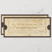 Dîner de répétition ou d'accueil - invitation de (Devant / Derrière)