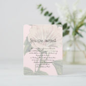 Dîner de répétition rose millénaire Invitation (Debout devant)