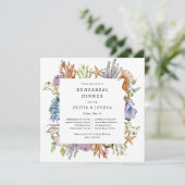 Dîner de répétition sur la plage Invitation (Debout devant)