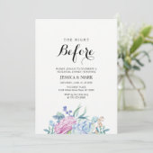 Dîner de répétition Tropical Succulents Invitation (Debout devant)