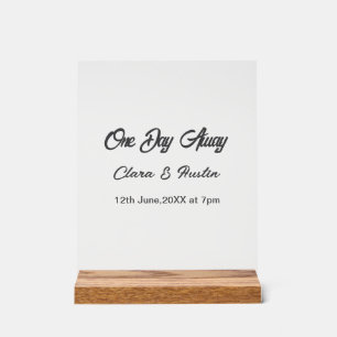 Dîner de répétition Un jour avant le nom de la nui