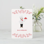 Dîner de retraite inspiré par le chef Invitation (Debout devant)