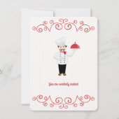 Dîner de retraite inspiré par le chef Invitation (Devant)