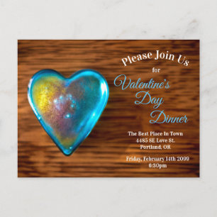 Dîner de Saint Valentin Invitation