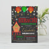 Dîner de vacances Hibachi Invitation (Debout devant)