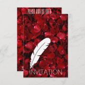 Dîner d'occasion spécial Invitation (Devant / Derrière)