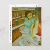 Diner Eggs Toast &Jelly Briefkaart (Voorkant / Achterkant)