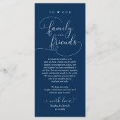 Dîner Élégant Moderne Cadre Carte de remerciements (Devant)