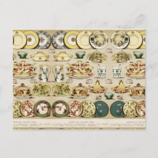 diner en dessert China Briefkaart