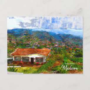 Diner en Madère, Portugal Carte postale