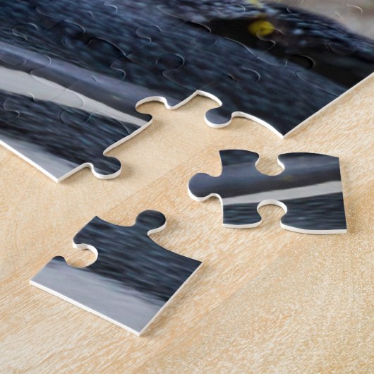 Dîner en pingouin en famille, Jigsaw Puzzle (Côté)