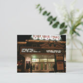 Dîner et carte de réponse des films (Debout devant)