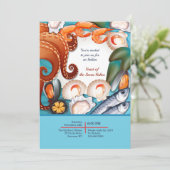 Dîner Fruits De Mer Frais Invitation (Debout devant)